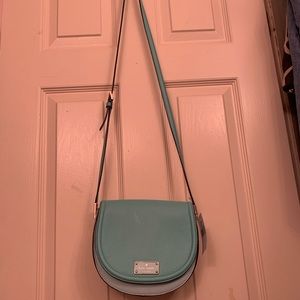 Kate Spade Pebbled Leather Crossbody Saddle Bag